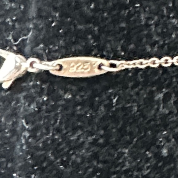 Coach Enamel Heart Pendant on Sterling Silver Chain - Picture 5 of 7